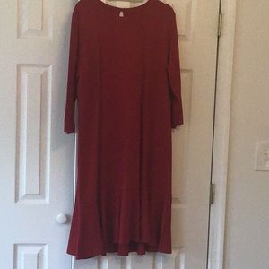 J. Jill Red Cocktail Dress Size XL NWT